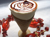 Soufflé glacé au lait concentré