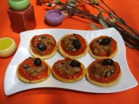 Petits pizza au thon