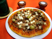 Pizza au calamar