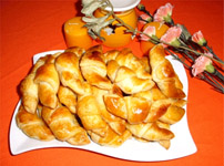 Petits croissants au fromage et cachère