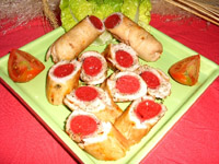 Roulé de dinde farci aux saucissons