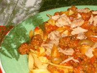 Tagliatelles à la viande hachée