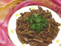 Haricots verts à la coriandre