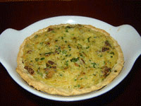 Tarte salée aux œufs