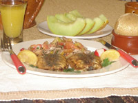 Sardines farcies à la chermoula