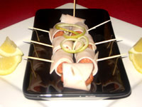 Agneau haché enrobé de jambon blanc