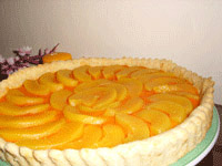 Tarte aux pêches